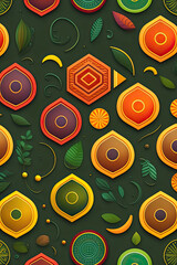 Naklejka premium Abstract pattern to use as wallpaper