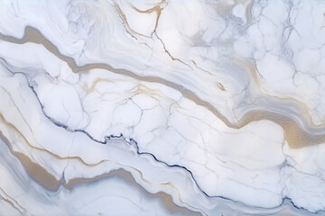 Fototapeta premium Elegant white marble background with intricate natural patterns. Generative AI