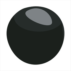 hockey puck on white background