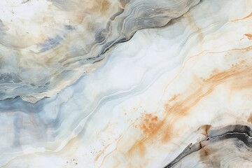 Marble pattern texture meets abstract watercolor wash in a natural background. Generative AI