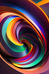 Image of colorful abstract shapes