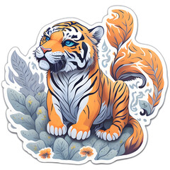 Fototapeta premium cute tiger