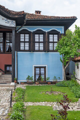 Typical Street and old houses in town of Koprivshtitsa,Bulgaria