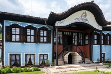 Typical Street and old houses in town of Koprivshtitsa,Bulgaria