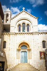 Fototapeta na wymiar christian quarter, church, jerusalem, old city, rampart's walk, rampart, israel, middle east, religion