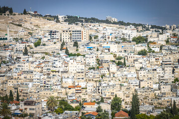 mount of olives, jewish cemetery, view from ramparts walk, jerusalem, old city, ramparts walk, israel, middle east