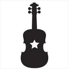 Guitar electric icon