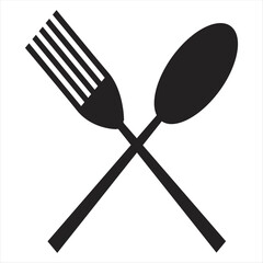 Spoon and fork icon