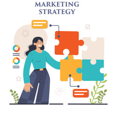 Marketing strategy development. Marketing campaign, commercial