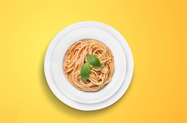 Italian dish, tasty pasta noodles