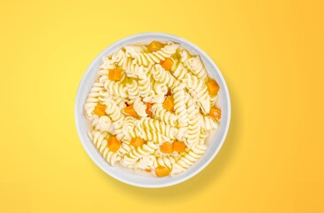 Italian dish, tasty pasta noodles