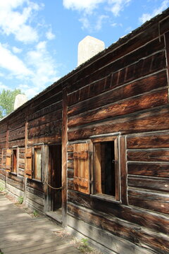 old buildings in the fort