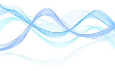 Vector abstract background of blue lines