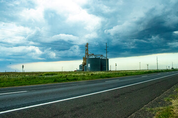 Fototapeta na wymiar Texas summer storm