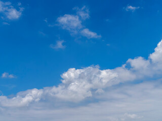 Fototapeta na wymiar 夏の青空と雲