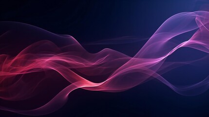 A colorful smoke swirl on a dark background