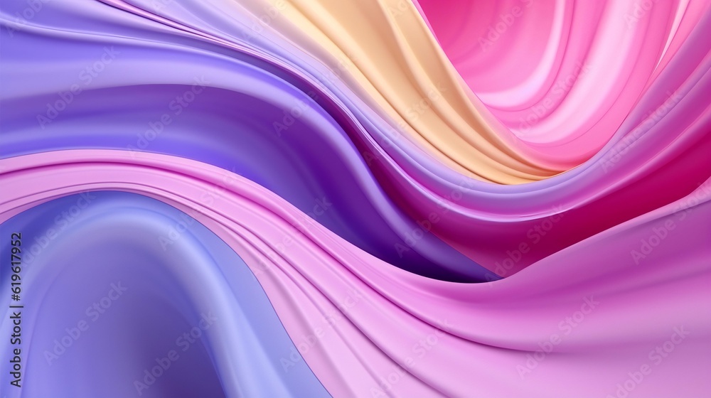 Poster a colorful background with a wavy design