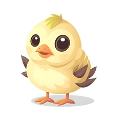 Cheerful and vibrant baby chick illustration to brighten up your designs