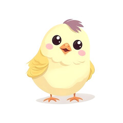 Colorful and adorable artwork capturing the essence of a sweet baby chick