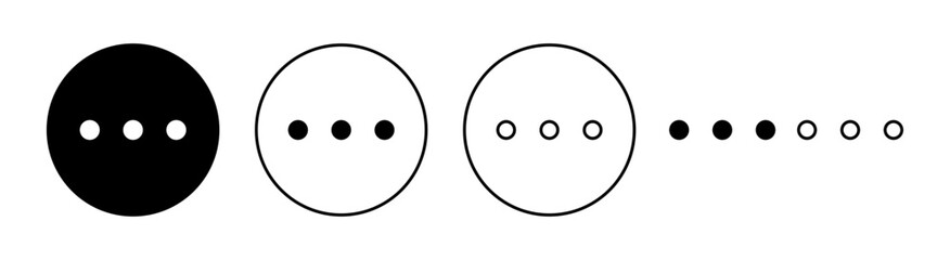 Menu Icon set for web and mobile app. web menu sign and symbol. hamburger menu symbol