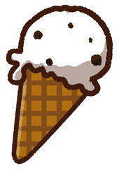 バニラクッキーアイスクリーム