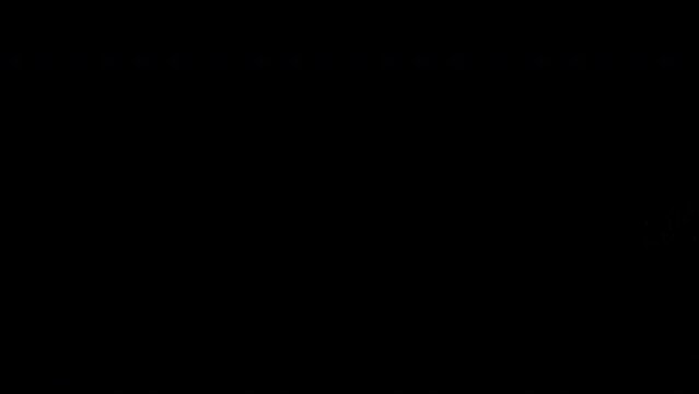 Pixie dust particle effect, sparkles twinkle and fly past the camera, with alpha channel, 4k shorter version