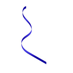 Spiral Blue Ribbon