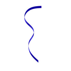 Spiral Blue Ribbon