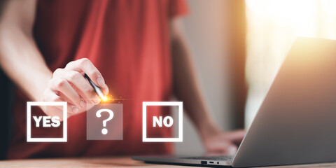 decision concept find alternatives success or business opportunities ,making decisions with right...
