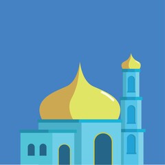 illustration of mosque