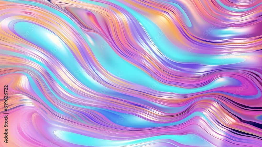 Poster a colorful abstract background with wavy lines
