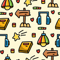 Cartoon pattern design vector illustration
