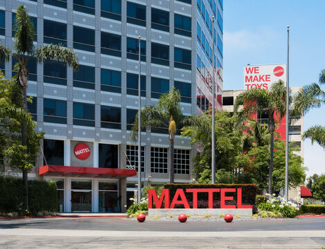 Mattel Corporate Headquarters building at 333 Continental Blvd. in El Segundo, California