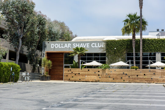 Dollar Shave Club corporate headquarters building at 13335 Maxella Ave. in Marina Del Rey, California.