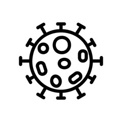 Obraz premium virus icon