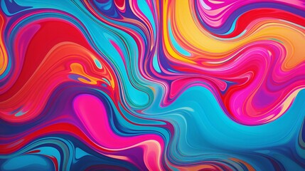 Fototapeta na wymiar A vibrant and dynamic abstract background with swirling colors