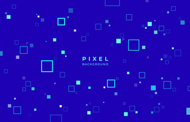 Pixel concept background design