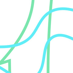 Pastel Blue and Green Lines Grid Background 