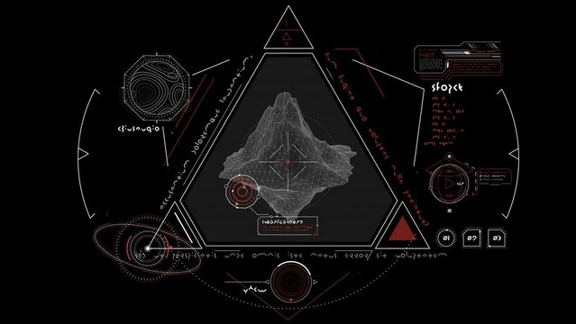 Geological research in an animated alien interface.