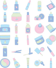 Pastel Skincare Graphics Element