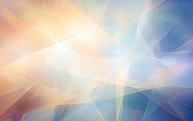 Obraz premium Pastel Colors Volumetric Geometric Abstract Background