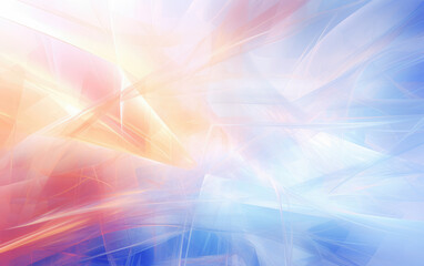 Pastel Colors Volumetric Geometric Abstract Background