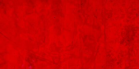 Red painted grunge texture background. Grunge texture of a dilapidated wall in a red tone