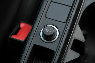 Automobile Car 12 Volt power outlet, Interior switches