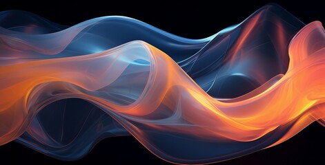 3D Abstract Dark Background