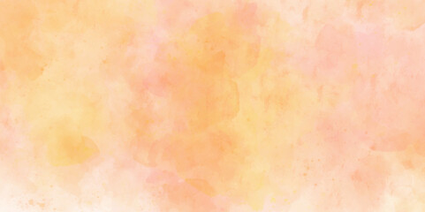 Abstract yellow splatter background with watercolor splashes. Abstract seamless yellow watercolor texture background. yellow sky and watercolor background with abstract cloudy sky concept.