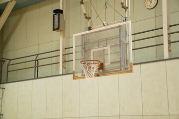 体育館のバスケットゴール