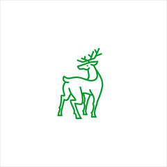 Simple Deer Logo Design