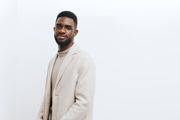 man african background african expression face portrait fashion guy black american person american