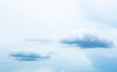 Beautiful clouds in the sky, countryside Chiangmai province  Thailand.